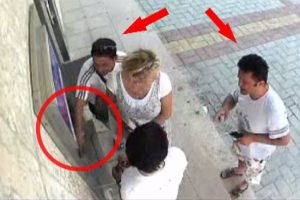 Kamera onları böyle yakaladı