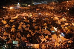 Tahrir Meydanı'nda tepki seli