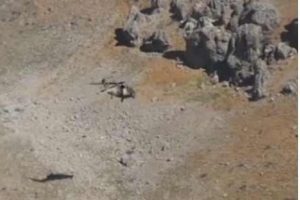 23 terörist mağaradan çıkıp böyle teslim oldu
