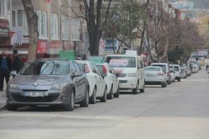 Çarşamba'da park yeri çilesi