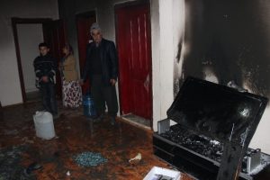 Hakkari'de korkutan yangın