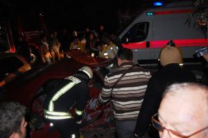 Bursa'da saniye saniye kaza: 2'si ağır 5 yaralı