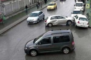Trafik kazaları MOBESE'de