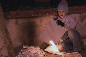 Caner'in soğuk havayla mücadelesi