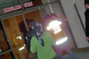 Üzerine televizyon düşen çocuk yaralandı