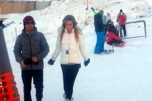Ünlü çift tatilde