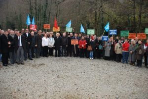 Sakarya'da taş ocağı eylemi