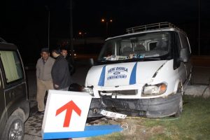 Ankara'da trafik kazası:2 yaralı