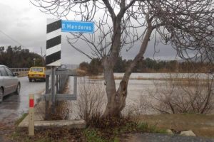Büyük Menderes'de taşkın