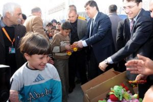 Suriyeli çocuklar unutulmadı