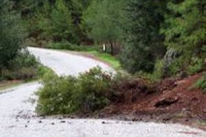 Marmaris'te heyelan