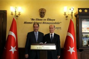 Iraklı Ticaret Bakanı Bursa'da