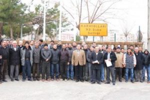 Karayolları işçilerinden eylem