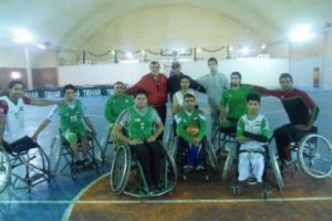 Irak'a basketbolu bir Türk öğretiyor