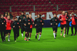 A Milli takım Çek maçının hazırlıklarına başladı