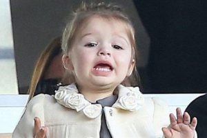 Minik Beckham, babasının izinde