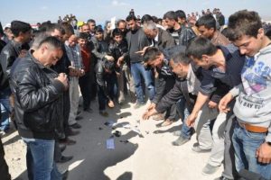 Habur Sınır Kapısı'nda eylem