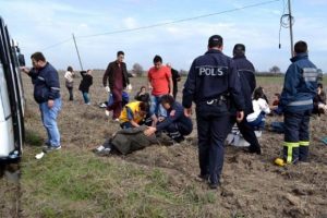 Çerkezköy'de zincirleme kaza