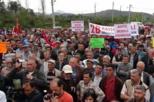 Köyceğiz'de 2B eylemi