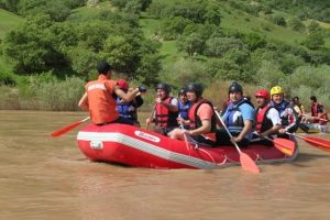 Şırnak'ta rafting heyecanı