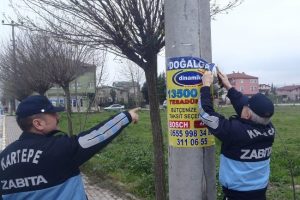 Afiş kirliliğine vize yok
