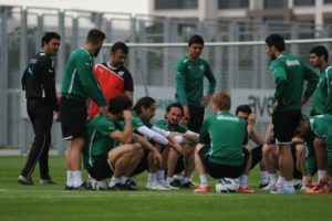 Bursaspor da hüzünlü antrenman Spor Haberleri Bursadabugun