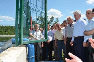 350 dönüm arazi sulu tarıma geçti