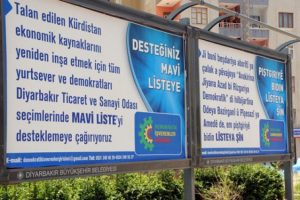 Diyarbakır'da Kürdistan afişleri