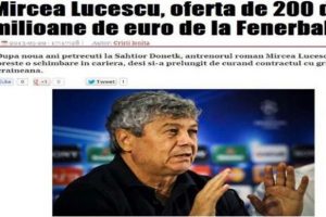 Rumen basınından Lucescu iddiası