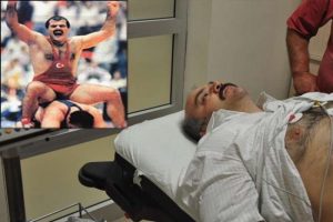 Dünya şampiyonu hastaneye kaldırıldı