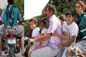 Bir motosiklete kaç kişi sığabilir?