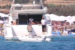 Kenan İmirzalıoğlu'nun yat keyfi