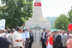 Sarıkamış Şehitler Anıtı törenle açıldı