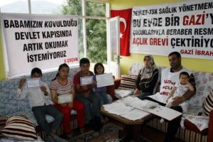 Gazilik hakkı için açlık grevine başladı