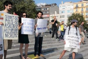Gezi'den Mısır halkına destek