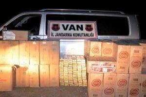 Jandarmadan kaçak sigara operasyonu