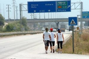Aylin Kotil, Düzce'ye ulaştı