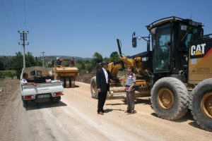 ''Mudanya'nın köylerinin yolları için hummalı bir çalışma var''