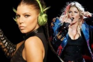Fergie bebeğini kucağına aldı