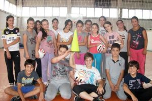 Voleybol kursu sona erdi