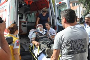 İnegöl'de kaza
