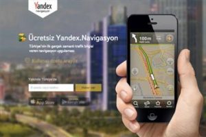 Yandex'ten ücretsiz navigasyon uygulaması