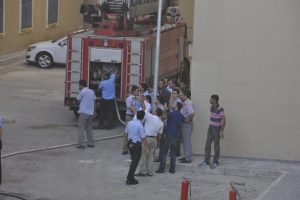 Hastanede çıkan yangın korkuttu