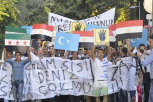 Kardeşlik platformu Mısır ve Suriye için yürüdü