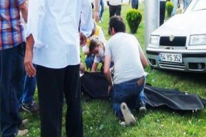 Kazada ölen 2 aylık eşi için gözyaşı döktü