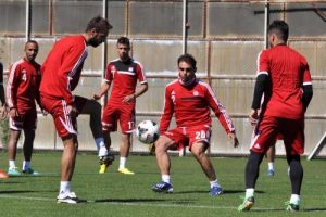Sivasspor'da neşeli antrenman