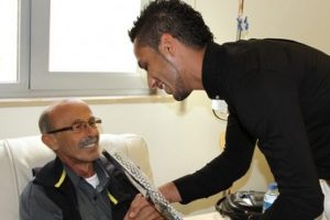 Çaykur Rizeli futbolculardan moral ziyareti