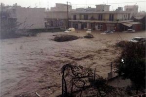 Yunan adaları sular altında