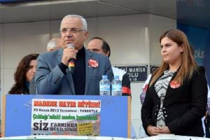 Madene hayır mitingi