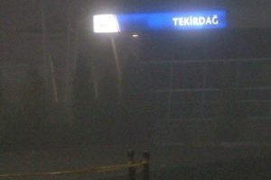 Tekirdağ'da yoğun sis etkili oluyor